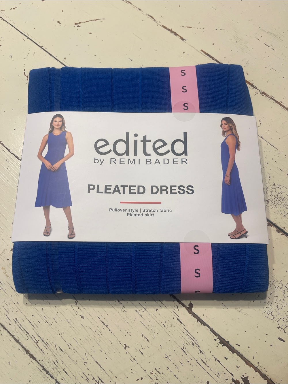 edited by remi bader Royal Blue Pleated Dress - Women's